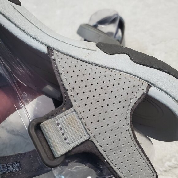 Teva Gray Tirra CT Drizzle Closed Toe Strap Strappy Casual Sandal Shoe Women 9.5 - Picture 8 of 11